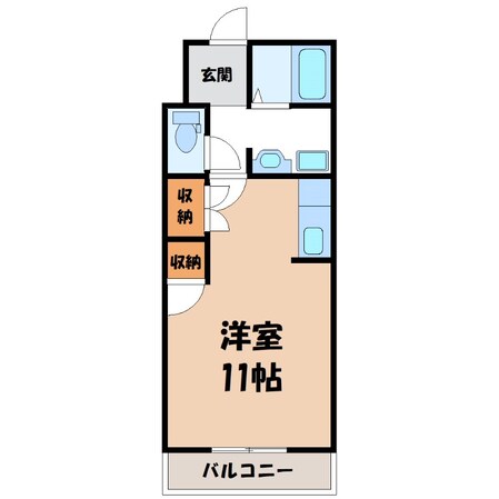 小金井駅 徒歩5分 2階の物件間取画像